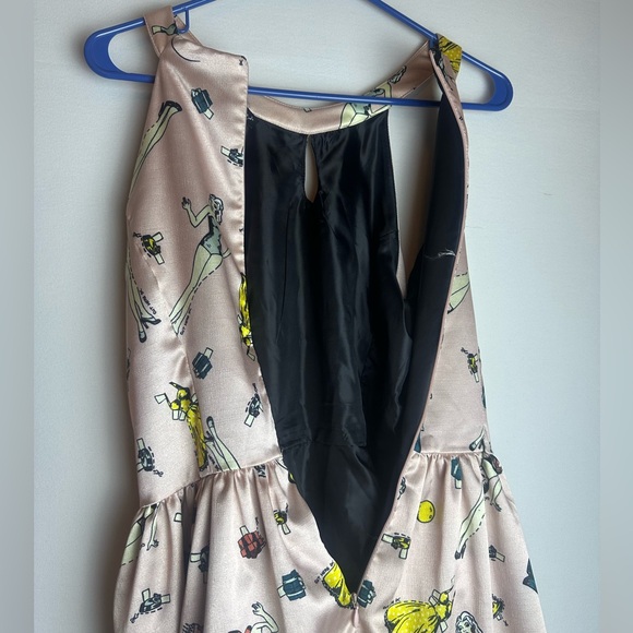 Smak Parlour halter fit and flare pinup girl sleeveless dress size medium - Picture 9 of 15